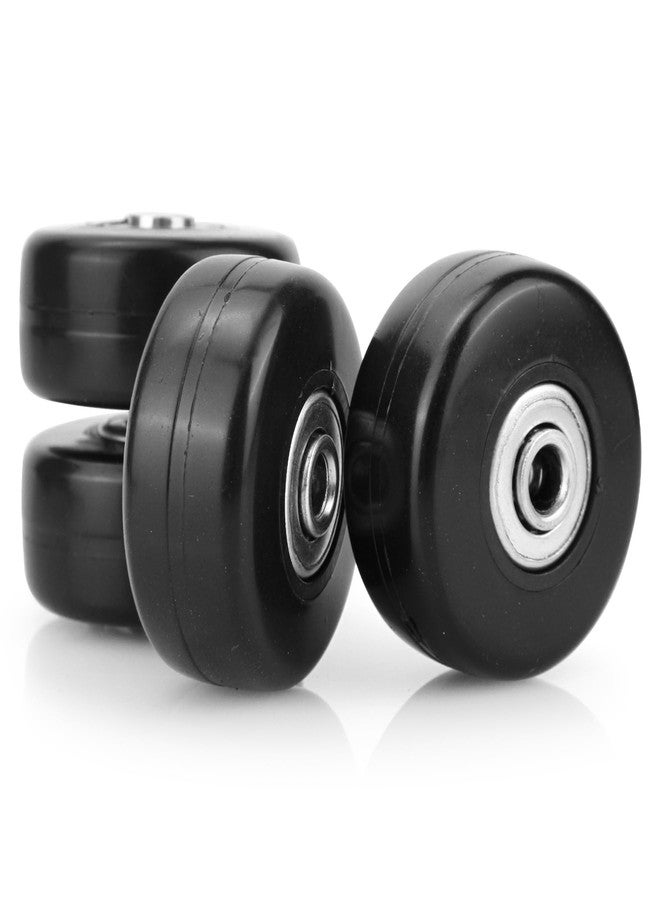 Zoofen 50 x 18mm Luggage Replacement Wheels 4 Pcs Rubber Suitcase Replacement Wheels Wear-Resistant Repair Casters for Luggage - Image 4